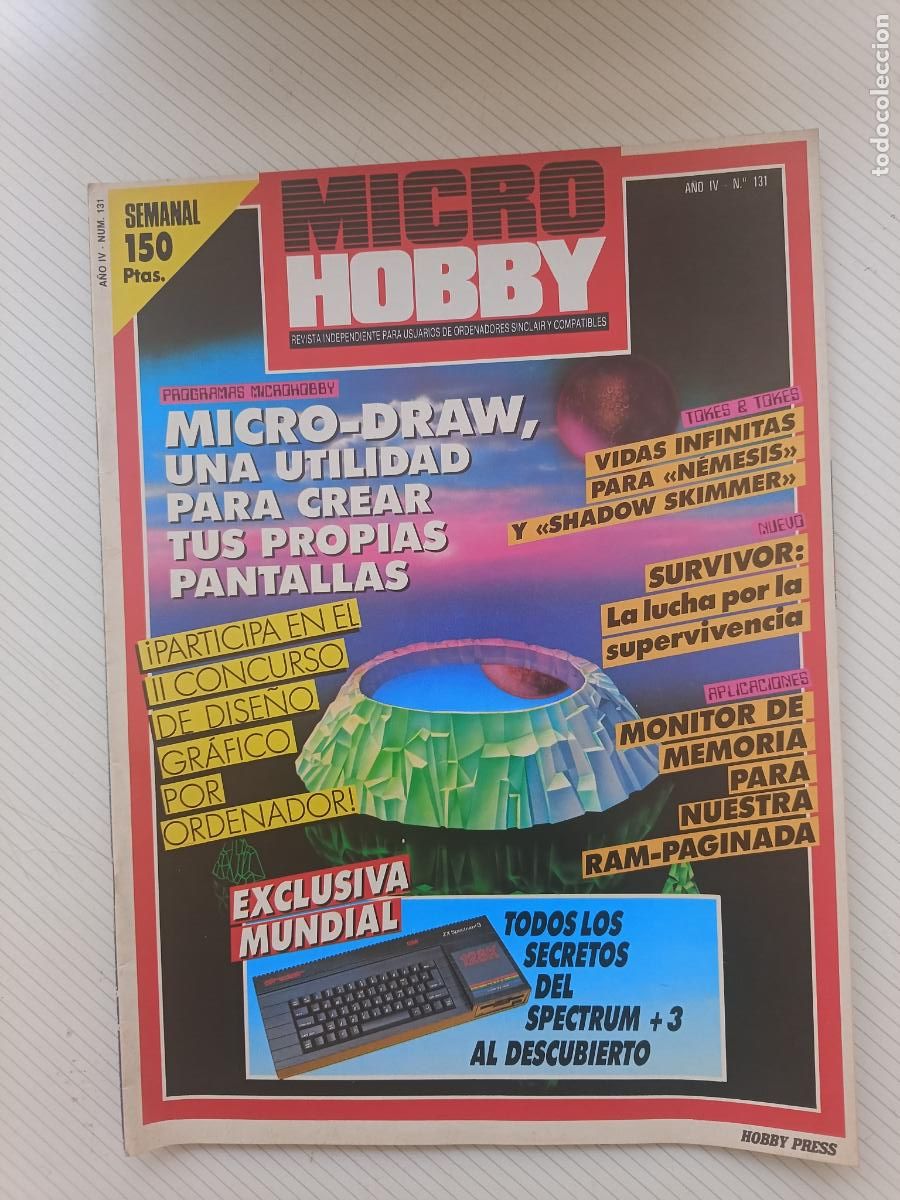 Collezionismo di Riviste e Giornali: Revista de ordenadores MicroHobby n&ordm; 131 a&ntilde;o IV (Micro Hobby, sinclair, spectrum)