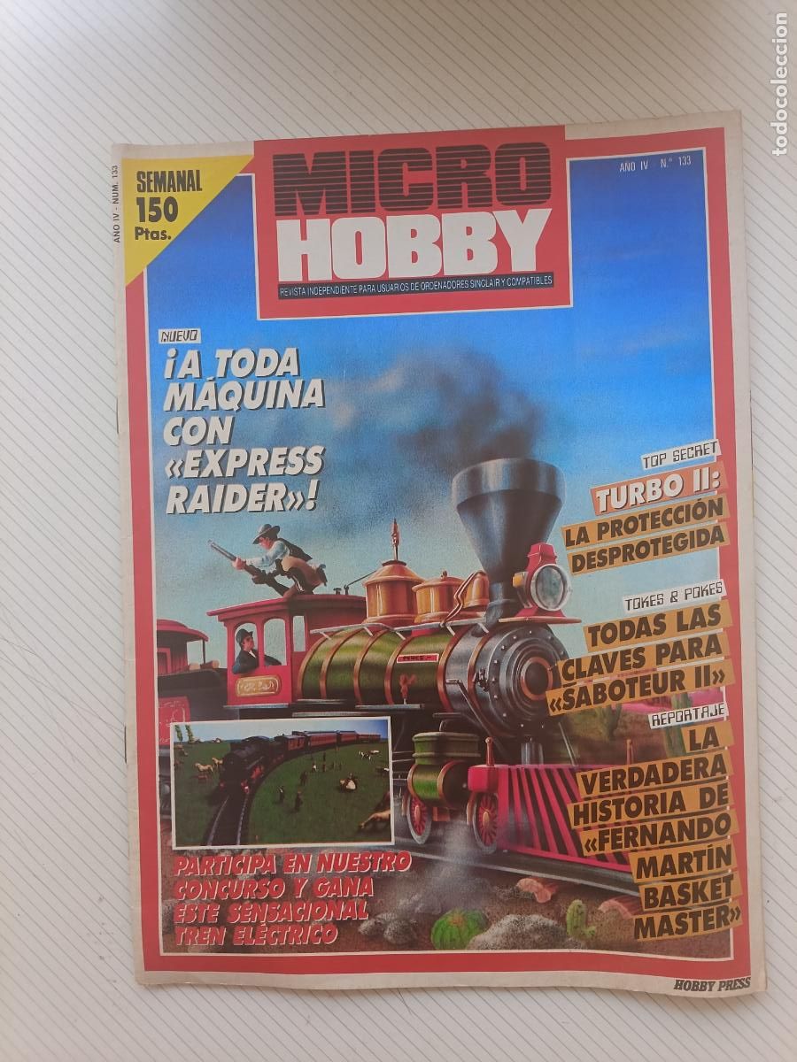 Collezionismo di Riviste e Giornali: Revista de ordenadores MicroHobby n&ordm; 133 a&ntilde;o IV (Micro Hobby, sinclair, spectrum)