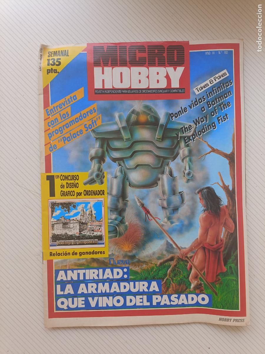 Collezionismo di Riviste e Giornali: Revista de ordenadores MicroHobby n&ordm; 102 a&ntilde;o III (Micro Hobby, sinclair, spectrum)