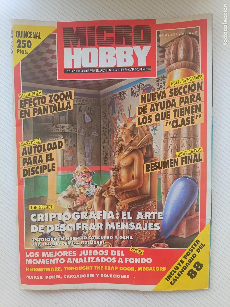 Collezionismo di Riviste e Giornali: Revista de ordenadores MicroHobby n&ordm; 161 (Micro Hobby, sinclair, spectrum)