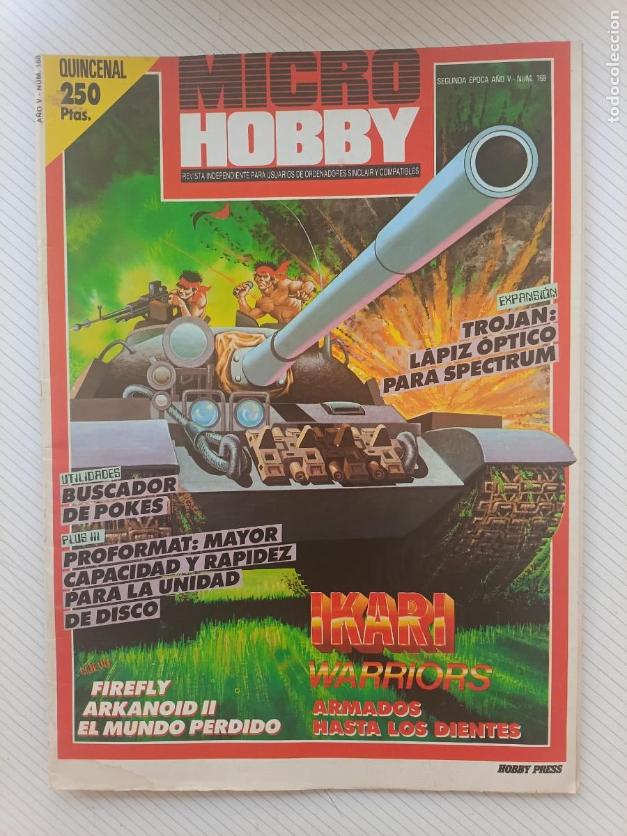 Collezionismo di Riviste e Giornali: Revista de ordenadores MicroHobby n&ordm; 168 (Micro Hobby, sinclair, spectrum)