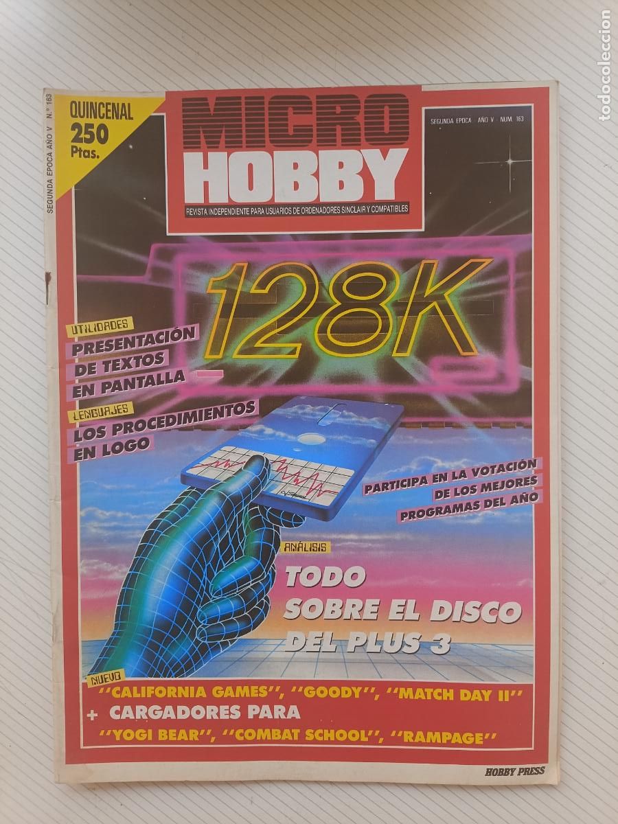 Collezionismo di Riviste e Giornali: Revista de ordenadores MicroHobby n&ordm; 163 (Micro Hobby, sinclair, spectrum)