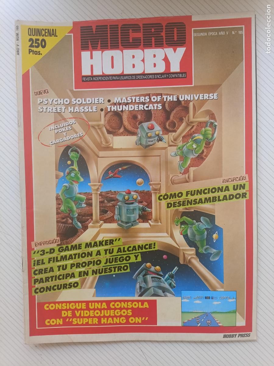 Collezionismo di Riviste e Giornali: Revista de ordenadores MicroHobby n&ordm; 165 (Micro Hobby, sinclair, spectrum)
