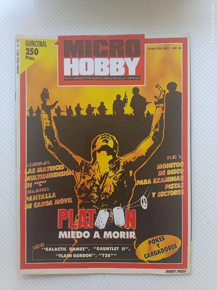 Collezionismo di Riviste e Giornali: Revista de ordenadores MicroHobby n&ordm; 164 (Micro Hobby, sinclair, spectrum)