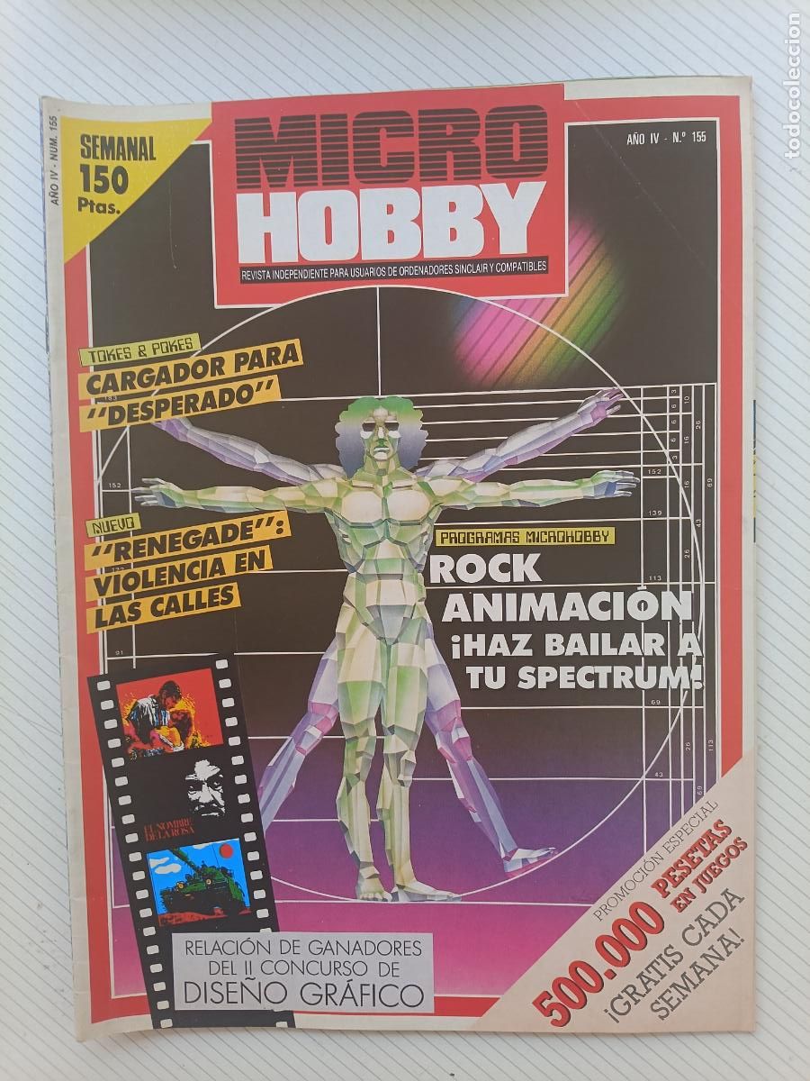 Collection Magazines and Newspapers: Revista de ordenadores MicroHobby n&ordm; 155 (Micro Hobby, sinclair, spectrum)