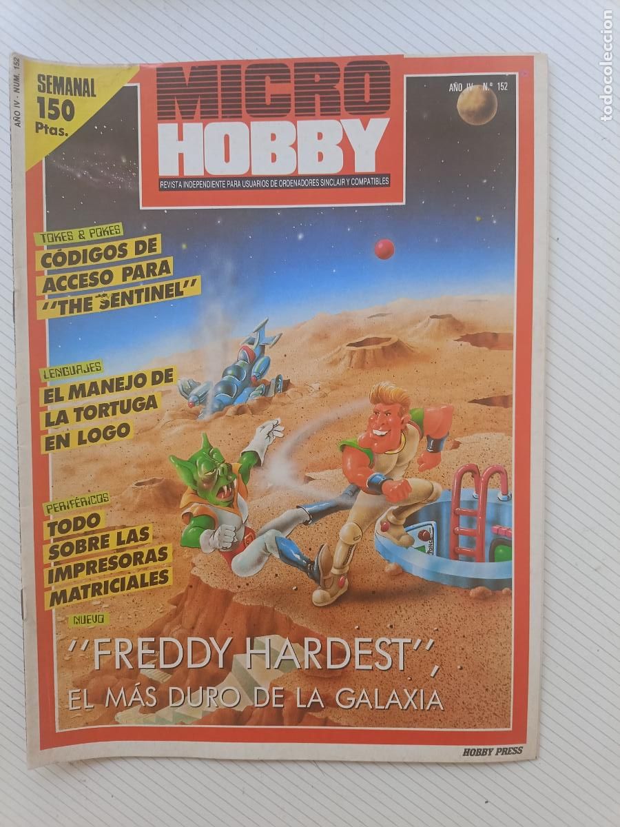 Collection Magazines and Newspapers: Revista de ordenadores MicroHobby n&ordm; 152 (Micro Hobby, sinclair, spectrum)