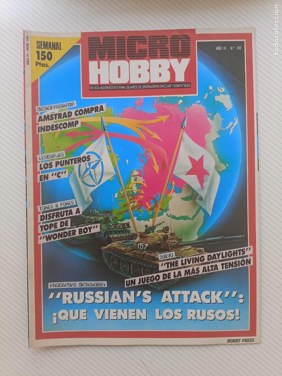 Collezionismo di Riviste e Giornali: Revista de ordenadores MicroHobby n&ordm; 149 (Micro Hobby, sinclair, spectrum)