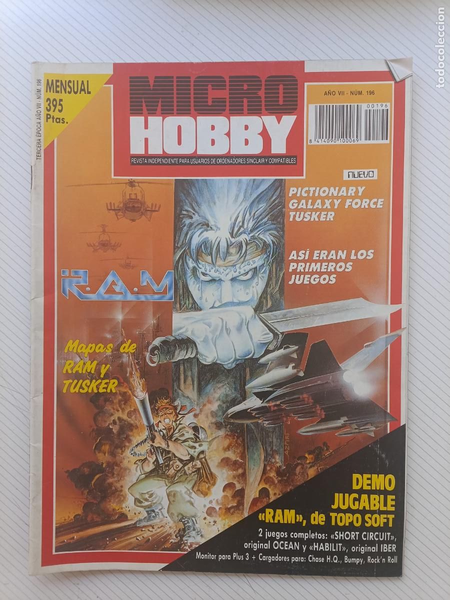 Collezionismo di Riviste e Giornali: Revista de ordenadores MicroHobby n&ordm; 196 (Micro Hobby, sinclair, spectrum)
