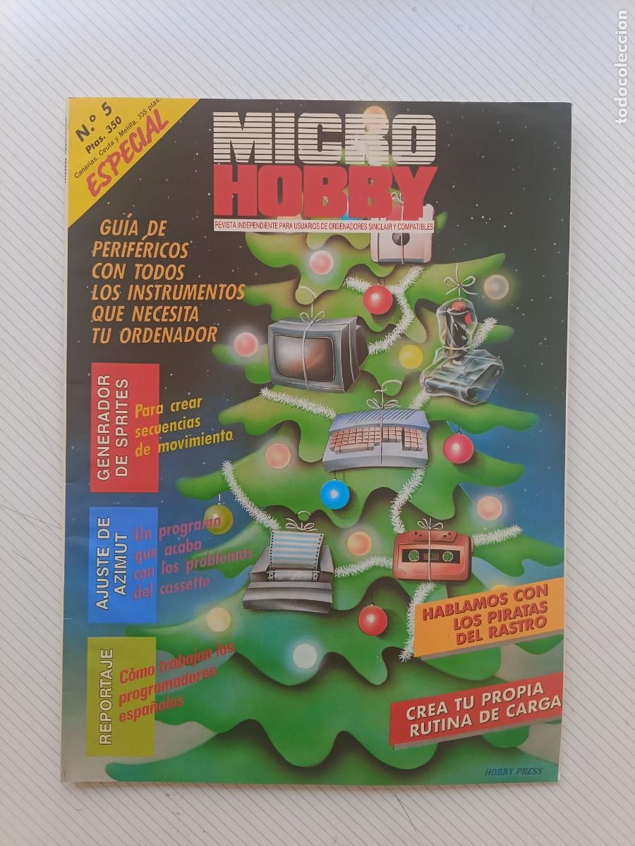 Collezionismo di Riviste e Giornali: Revista de ordenadores MICRO HOBBY ESPECIAL N&ordm; 18, 1984