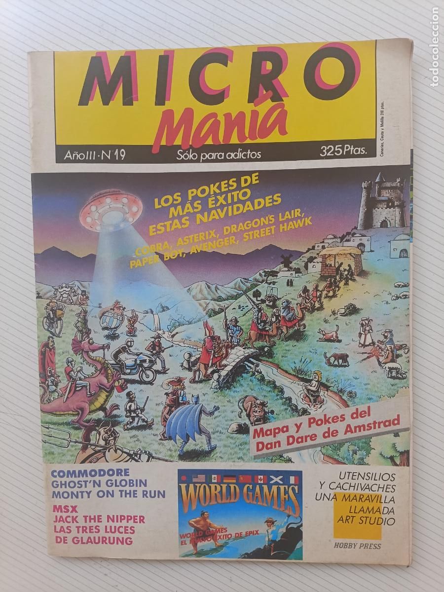 Collection Magazines and Newspapers: Revista de ordenadores Micro Man&iacute;a 19 a&ntilde;o lll 1985
