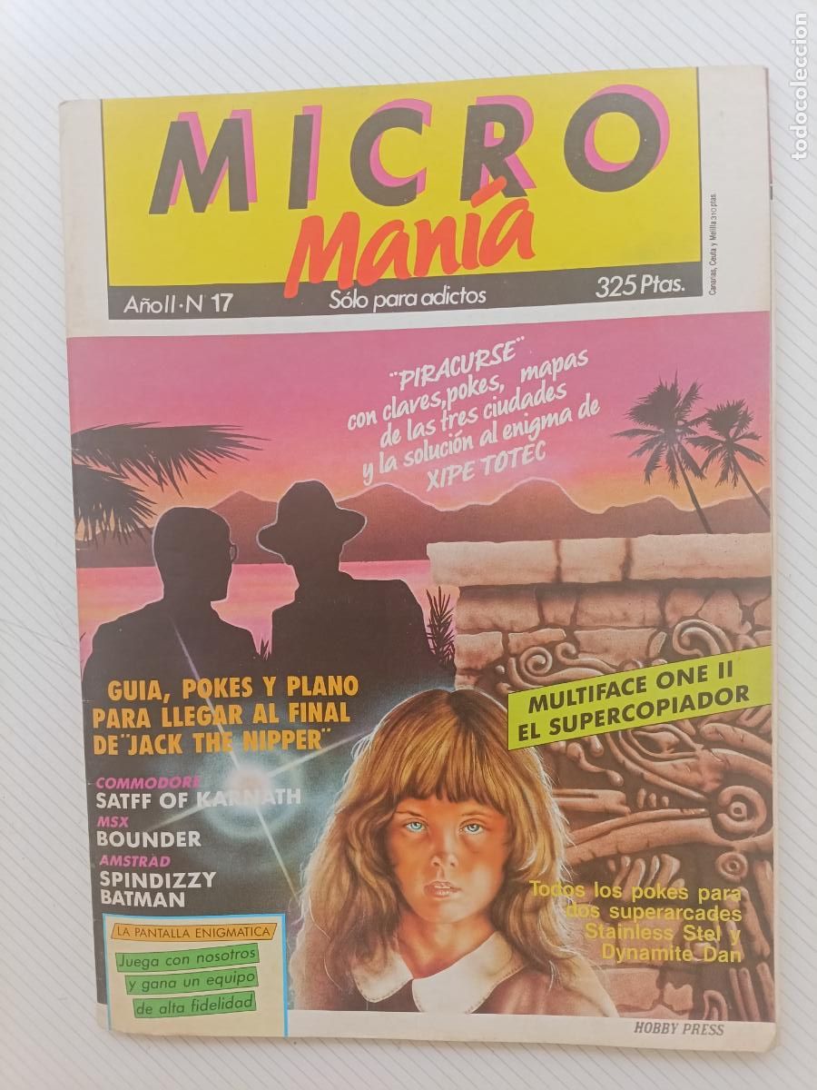 Collection Magazines and Newspapers: Revista de ordenadores Micro Man&iacute;a 17 a&ntilde;o lI 1984