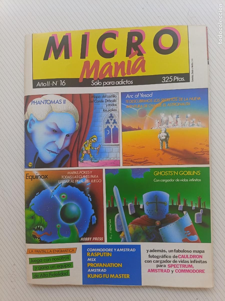 Collection Magazines and Newspapers: Revista de ordenadores Micro Man&iacute;a 16 a&ntilde;o lI 1984