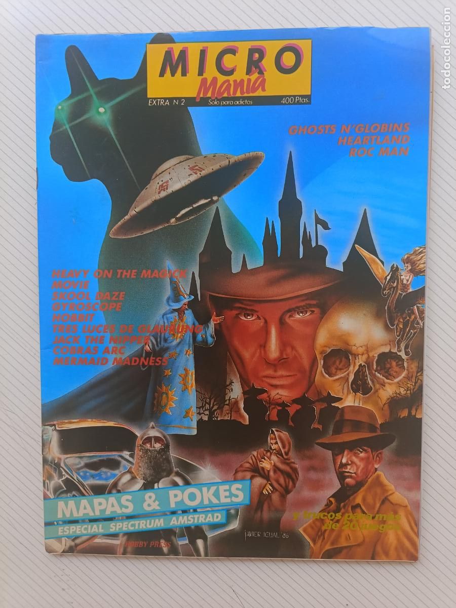 Coleccionismo de revistas y peri&oacute;dicos: Revista de ordenadores Micro Man&iacute;a Extra 2 1986