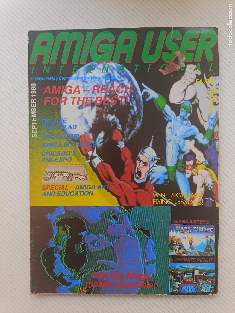 Coleccionismo de revistas y peri&oacute;dicos: REVISTA AMIGA USER INTERNATIONAL SEPTEMBER 1988 REVISTA DE INFORM&Aacute;TICA - EDICION EN INGLES