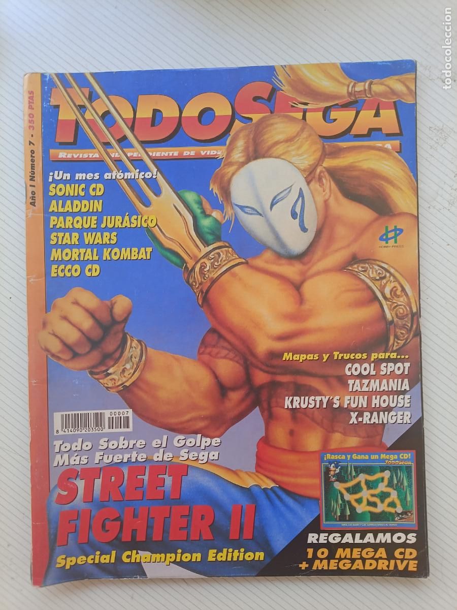 Coleccionismo de revistas y peri&oacute;dicos: Todo sega revista consolas n&uacute;mero 7
