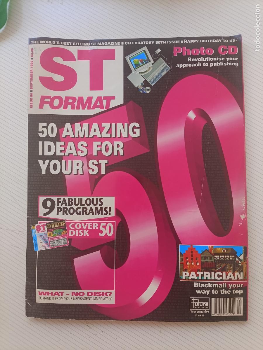 Coleccionismo de revistas y peri&oacute;dicos: Revista inglesa de ordenadores ST Format 1993
