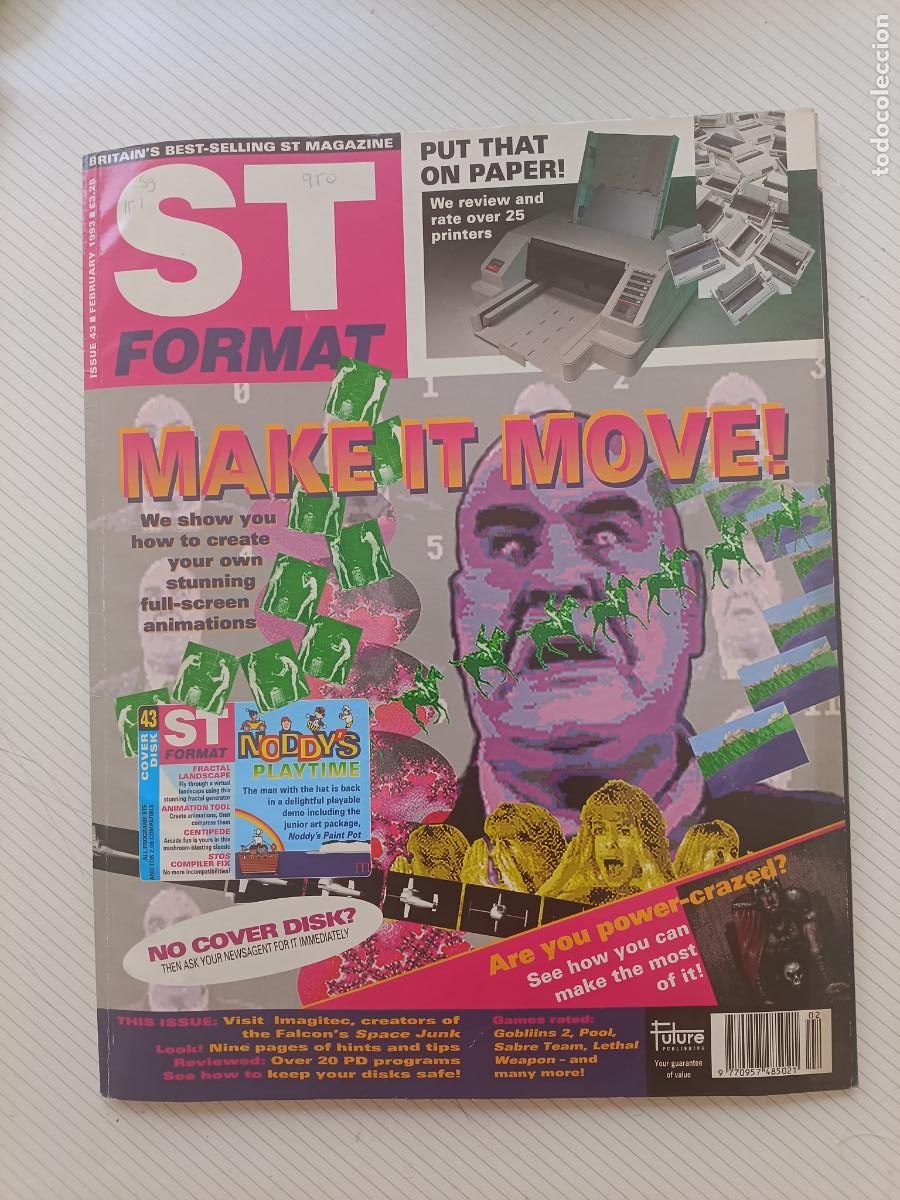 Coleccionismo de revistas y peri&oacute;dicos: Revista inglesa de ordenadores ST Format 1993
