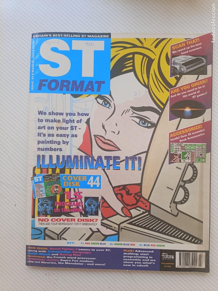 Coleccionismo de revistas y peri&oacute;dicos: Revista inglesa de ordenadores y videojuegos ST Format 1993