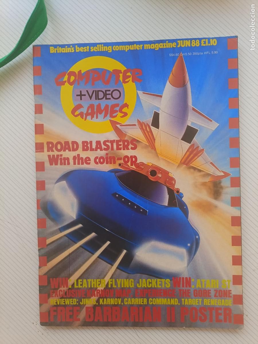 Coleccionismo de revistas y peri&oacute;dicos: Revista inglesa de ordenadores y videojuegos COMPUTER & VIDEO GAMES 1987