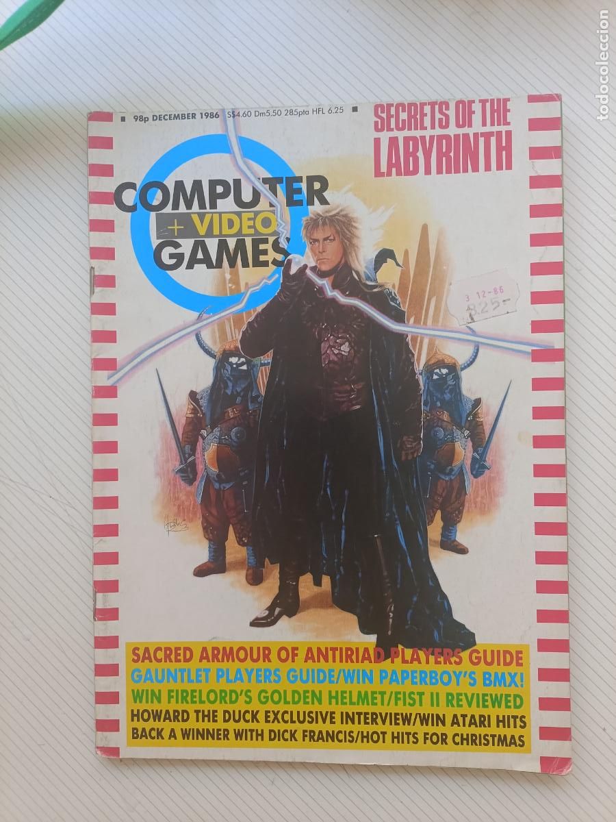 Coleccionismo de revistas y peri&oacute;dicos: Revista inglesa de ordenadores y videojuegos COMPUTER & VIDEO GAMES 1986