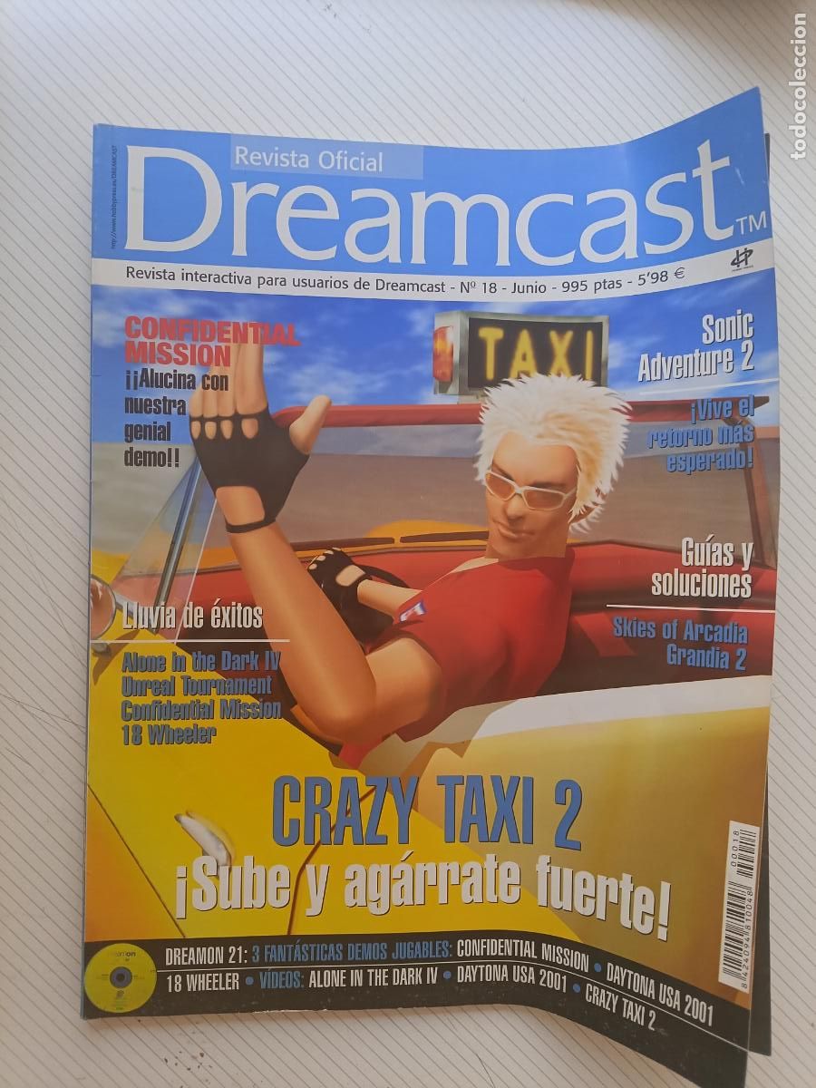 Coleccionismo de revistas y peri&oacute;dicos: Revista de videojuegos Dreamcast Revista Oficial n&ordm; 18 Junio