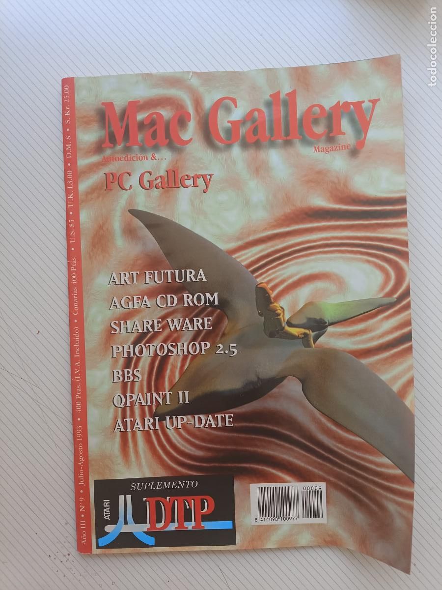 Coleccionismo de revistas y peri&oacute;dicos: Revista de ordenadores Mac Gallery magazine 9 de 1993