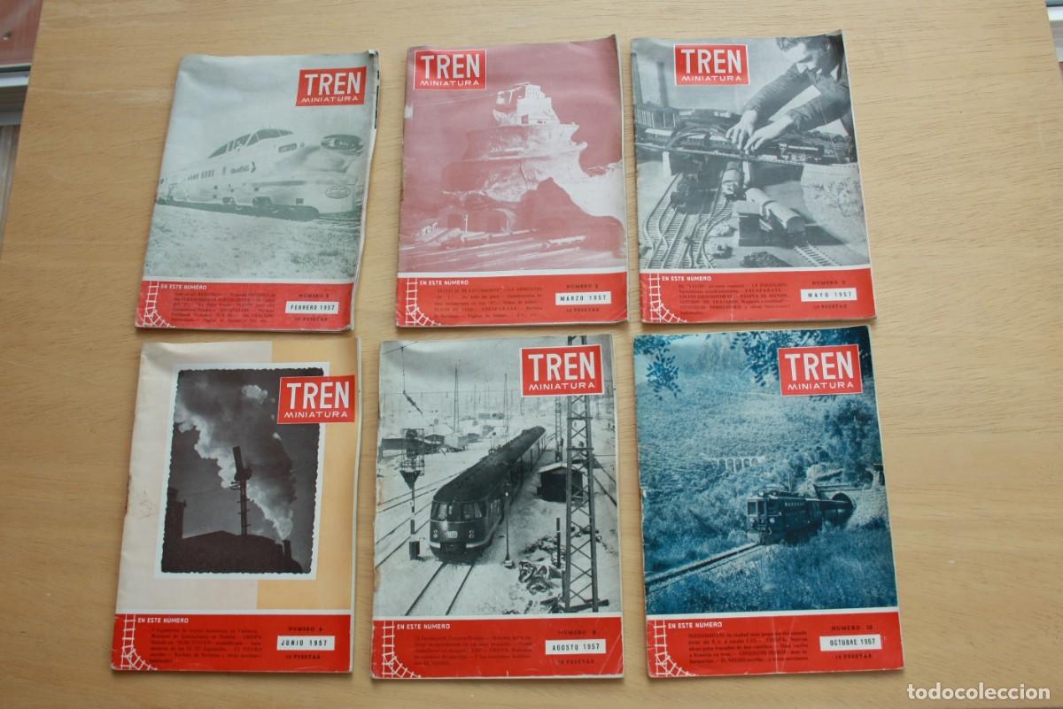 Collection Magazines and Newspapers: COLECCI&Oacute;N DE 16 N&Uacute;MEROS DE LA REVISTA &rdquo;TREN MINIATURA&rdquo; A&Ntilde;OS 50