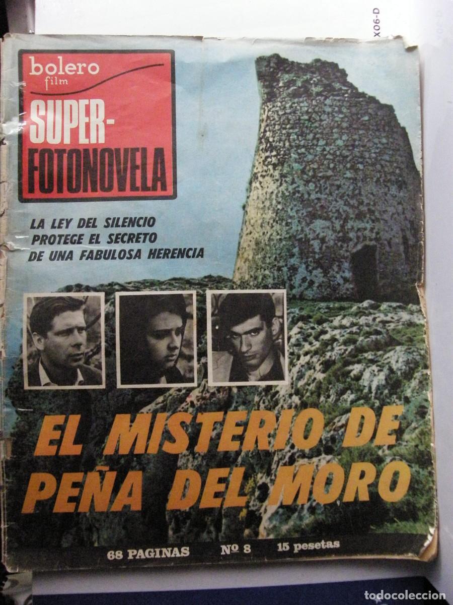 Coleccionismo de revistas y peri&oacute;dicos: Bolero Film Super-Fotonovela n&ordm;8 - El Misterio de la Pe&ntilde;a del Moro. 68 pags