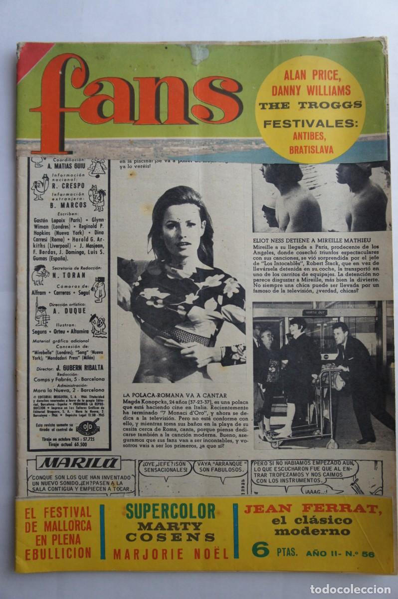 Coleccionismo de revistas y peri&oacute;dicos: Revistas musicales FANS
