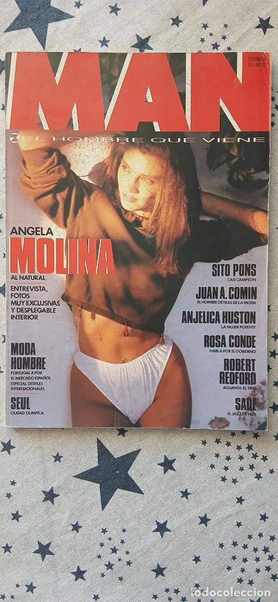 Collezionismo di Riviste e Giornali: Revista MAN, N&ordm; 11 - septiembre de 1988 - Angela Molina