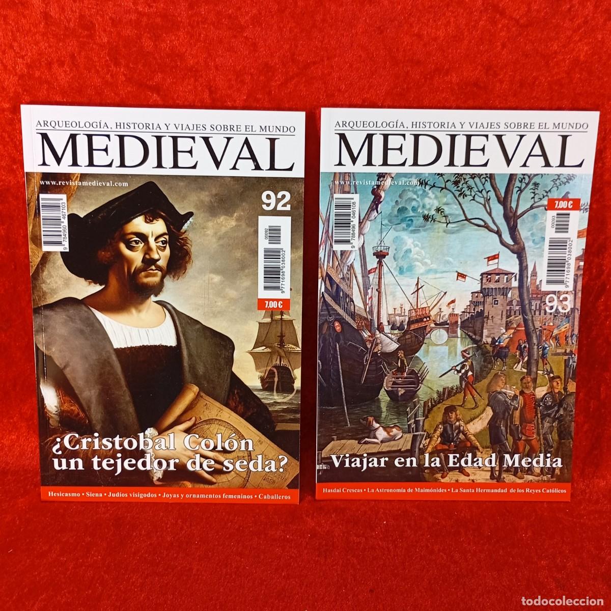 Coleccionismo de revistas y peri&oacute;dicos: MEDIEVAL - LOTE DE 2 REVISTAS - ARQUEOLOG&Iacute;A, HISTORIA Y VIAJES SOBRE EL MUNDO - N&ordm; 93 Y 94 / 665