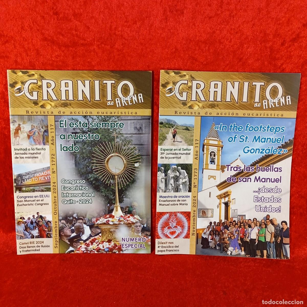 Coleccionismo de revistas y peri&oacute;dicos: EL GRANITO DE ARENA - REVISTA DE ACCI&Oacute;N EUCAR&Iacute;STICA - LOTE 2 REVISTAS - 1772 Y 1773 - 2024 / 668