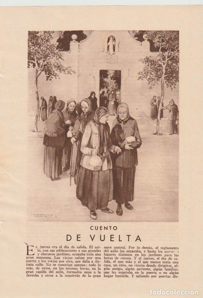 Coleccionismo de revistas y peri&oacute;dicos: De vuelta / cuento de Gabriel Greiner con ilustraciones de M&aacute;ximo Ramos - 1931