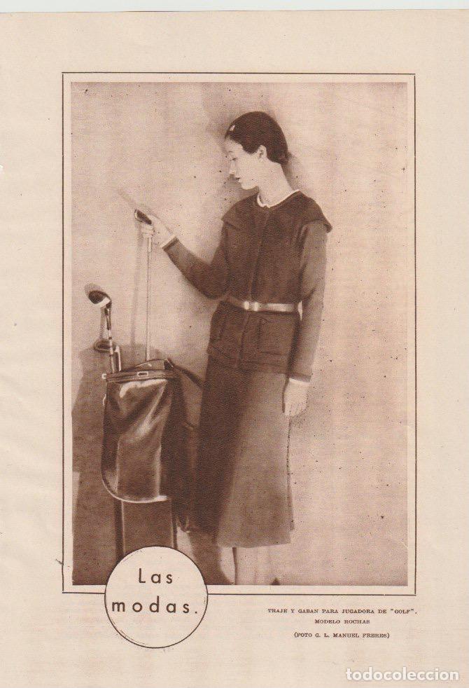 Collectionnisme de Revues et Journaux: * MODA FEMENINA * Modelos Rochas, Irena Dana, Lucile Paray, Lucien Lelong, Main - 1931