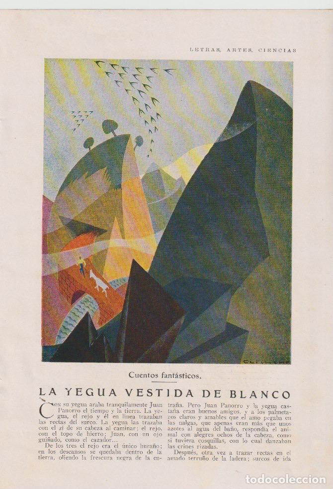 Collectionnisme de Revues et Journaux: La yegua vestida de Blanco / cuento de Antoniorrobles con dibujo de Climent - 1931