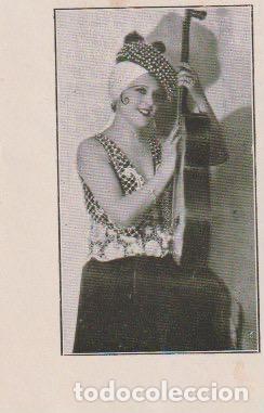 Collection Magazines and Newspapers: * TEATRO * La canzonetista Dolores Moreno -1931