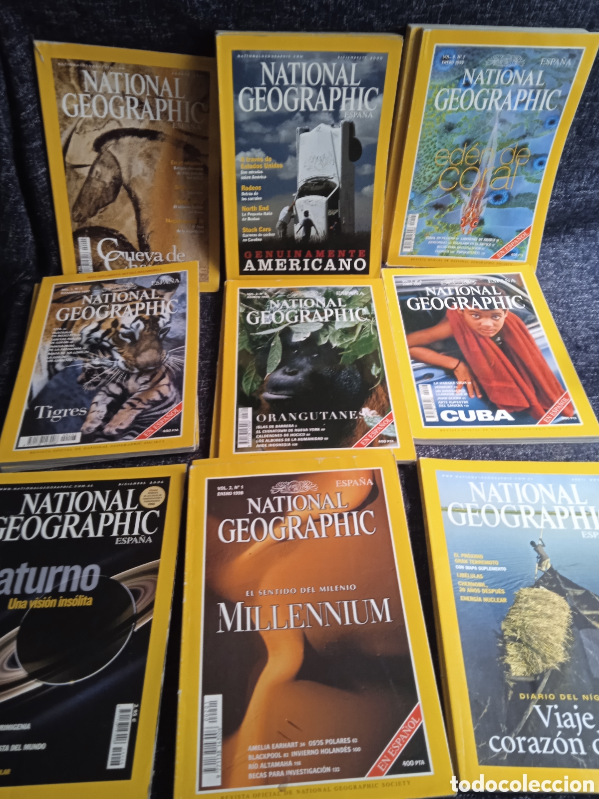 Coleccionismo de revistas y peri&oacute;dicos: NATIONAL GEOGRAPHIC EN ESPA&Ntilde;OL - LOTE DE 17 EJEMPLARES