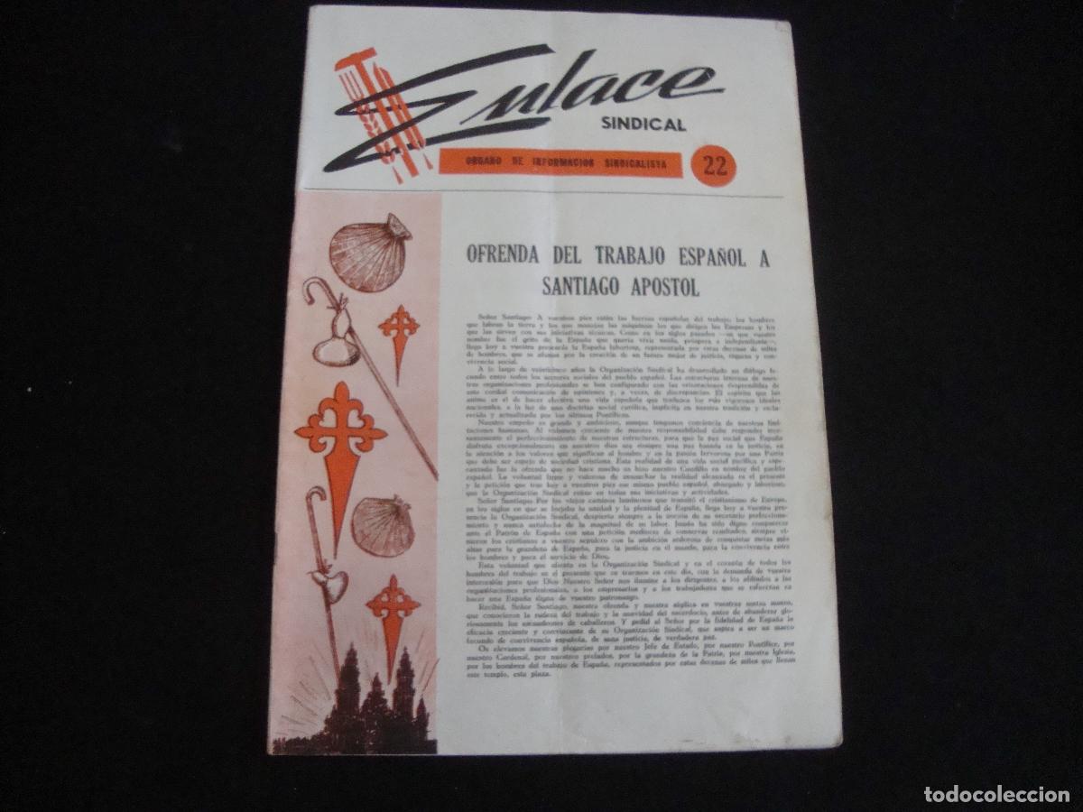 Collection Magazines and Newspapers: REVISTA ENLACE SINDICAL N&ordm; 22 OCTUBRE 1965