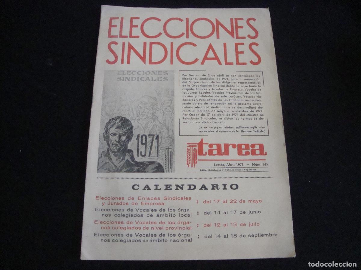 Collection Magazines and Newspapers: REVISTA TAREA LERIDA N&ordm; 245 ABRIL 1971
