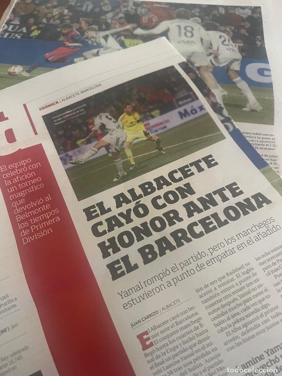 Coleccionismo de revistas y peri&oacute;dicos: ALBACETE BALOMPI&Eacute;. Art&iacute;culos Copa del Rey 2026.