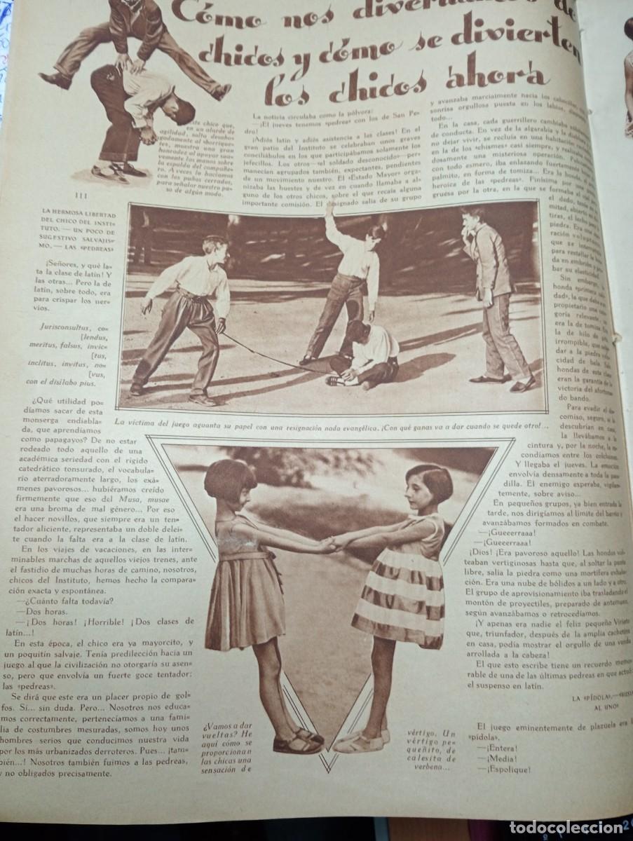 Coleccionismo de revistas y peri&oacute;dicos: REVISTA A&Ntilde;O 1929 JUEGOS INFANTILES COMETA CHARRAS FERIA DE SALAMANCA VIRGEN DE LA VEGA