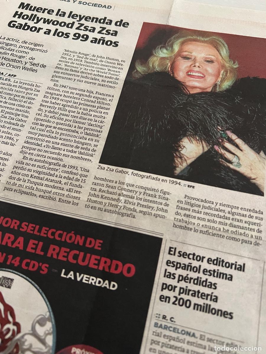 Coleccionismo de revistas y peri&oacute;dicos: Art&iacute;culo sobre ZSA ZSA GABOR MOULING ROUGE SED DE MAL