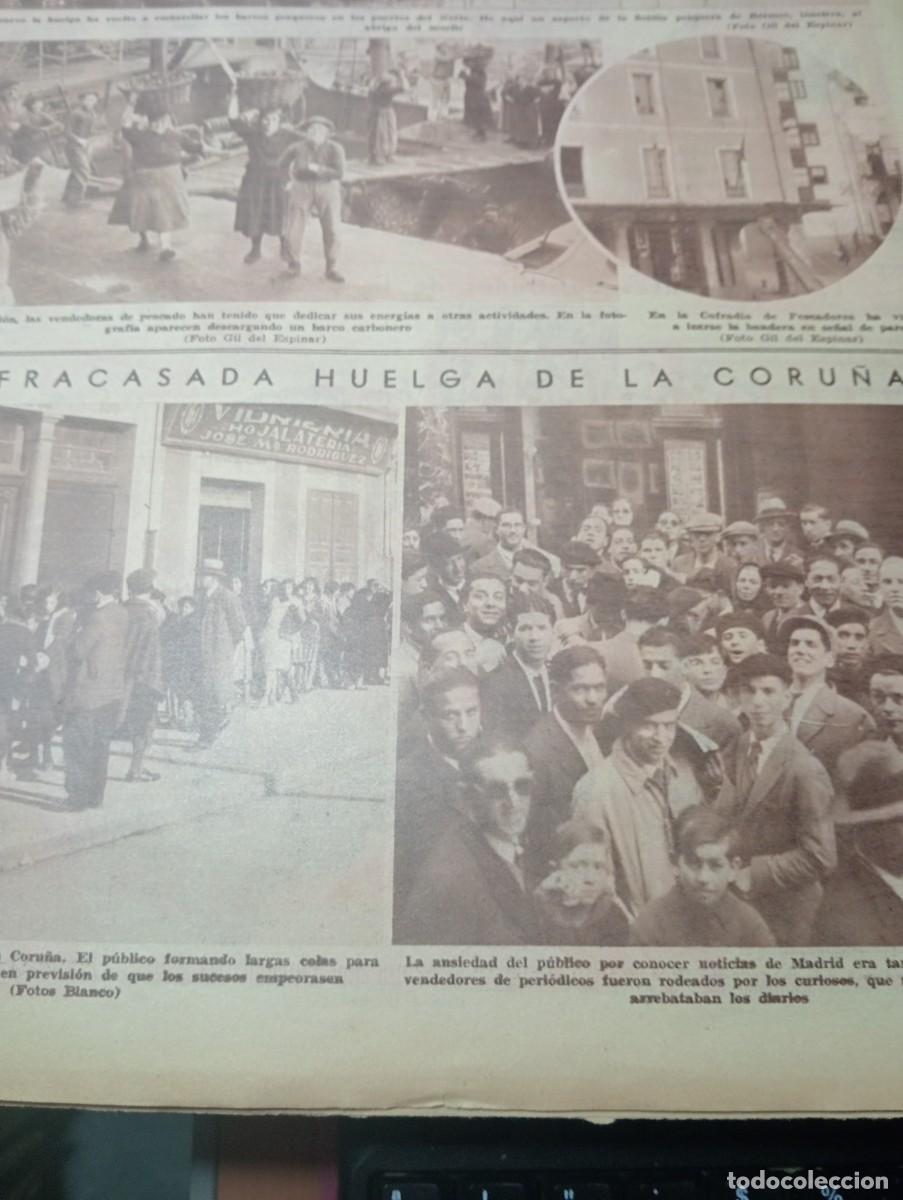 Coleccionismo de revistas y peri&oacute;dicos: REVISTA A&Ntilde;O 1932 FRACASADA LA HUELGA GENERAL DE LA CORU&Ntilde;A IMPUESTO DE MATERNIDAD