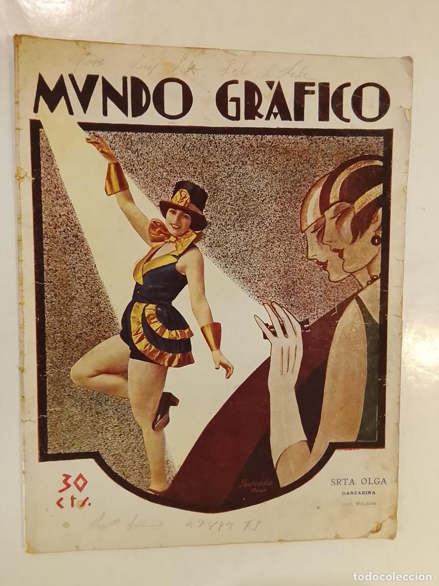 Sammeln von Zeitschriften und Zeitungen: MUNDO GRAFICO-A&Ntilde;O 1926-JAMONERIA-TELEFONO MADRID-MUSSOLINI-CORDOBA-GUINEA-MARRUECOS-SESTAO-VALENCIA