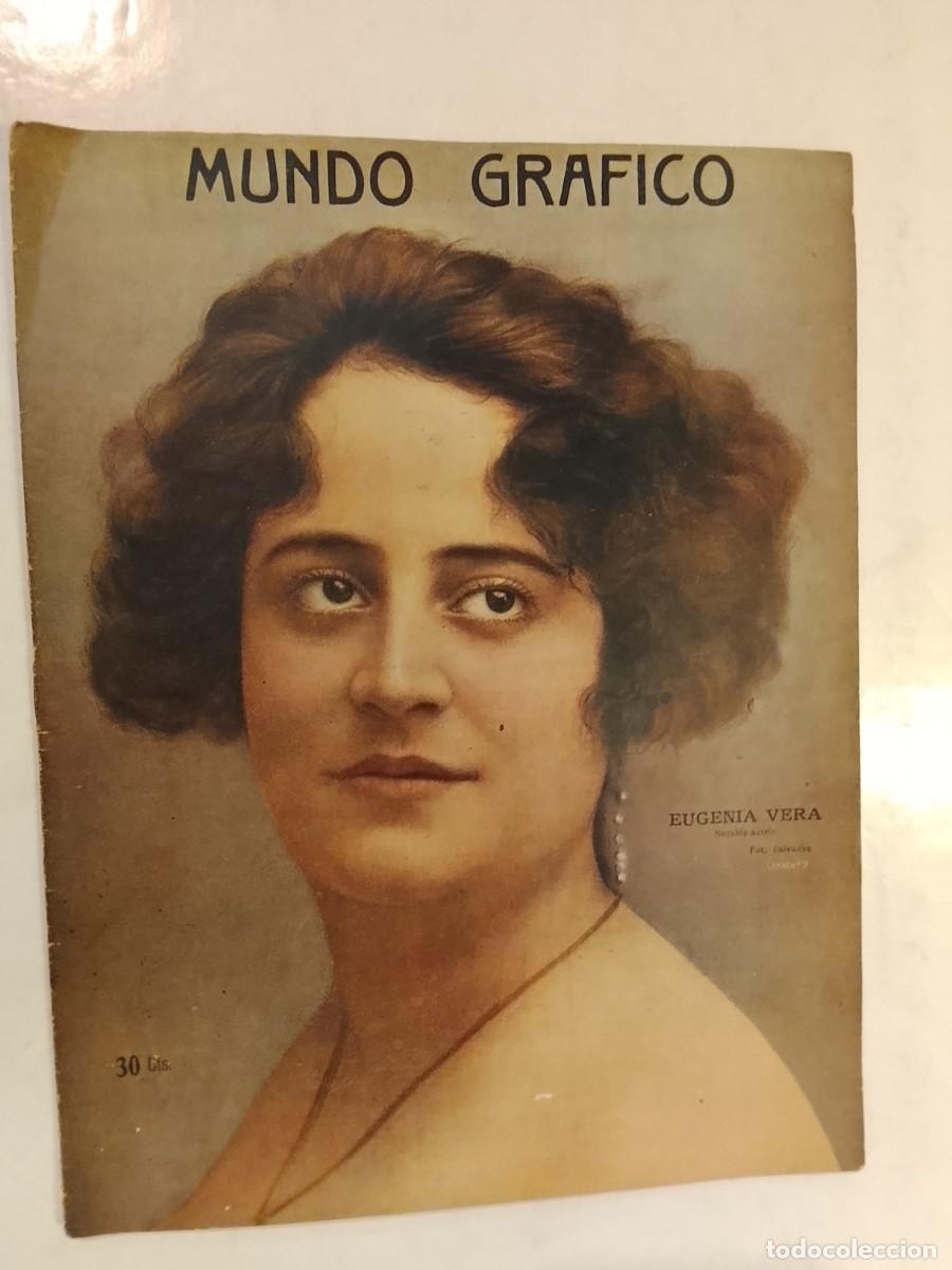 Collection Magazines and Newspapers: MUNDO GRAFICO-A&Ntilde;O 1921-CAMPO REAL MADRID-MUERTE JOSELITO-MARTINEZ ANIDO-BLASCO IBA&Ntilde;EZ-FIESTA FLOR