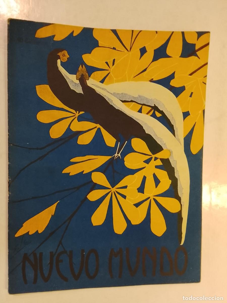Coleccionismo de revistas y peri&oacute;dicos: NUEVO MUNDO-A&Ntilde;O 1921-FIESTA DE LA FLOR-VALENCIA BLASCO IBA&Ntilde;EZ-FUTBOL CAMPO REAL MADRID-AJEDREZ ETC