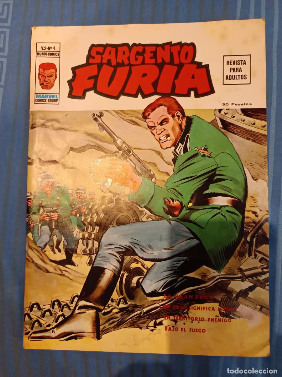 Coleccionismo de revistas y peri&oacute;dicos: MARVEL COMICS GROUP.SARGENTO FURIA V-2.N.4.