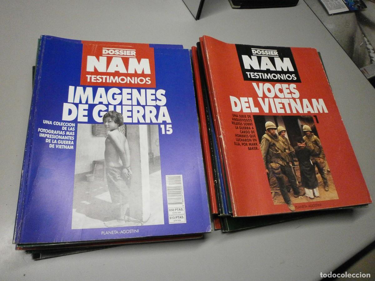 Colecionismo de Revistas e Jornais: lote de 23 de las 25 revistas de guerra dossier nam planeta agostini buen estado
