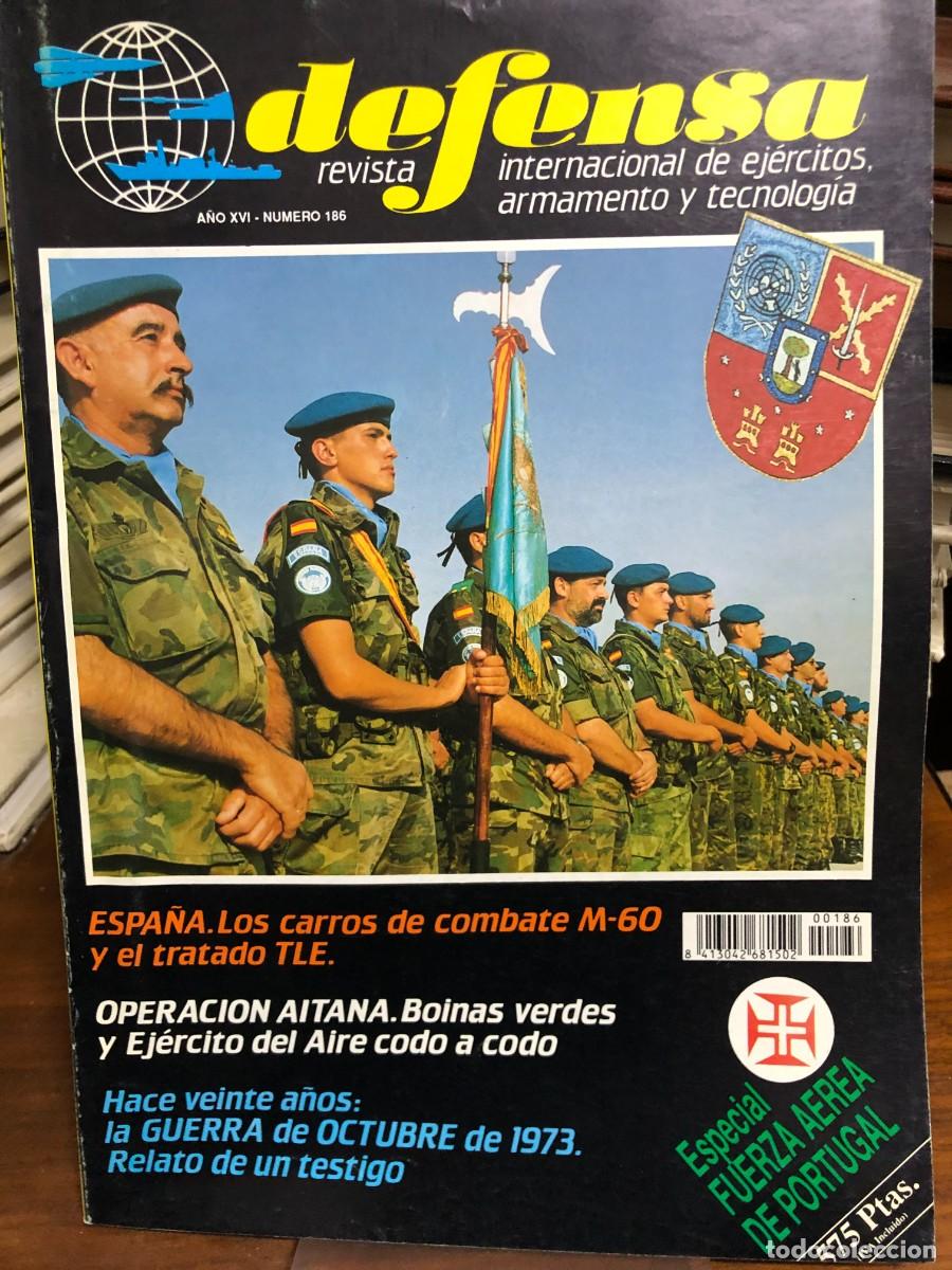 Coleccionismo de revistas y peri&oacute;dicos: Defensa A&ntilde;o XVI N&uacute;mero 186 Carros M60 Operaci&oacute;n Aitana y la Fuerza A&eacute;rea de Portugal