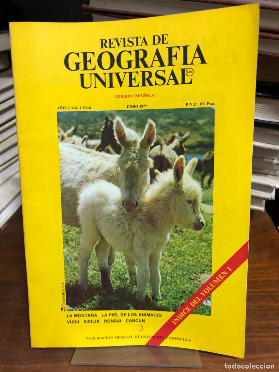 Coleccionismo de revistas y peri&oacute;dicos: Revista de Geograf&iacute;a Universal A&ntilde;o I Volumen 1 N&uacute;mero 6 Fauna de monta&ntilde;a la piel de los animales vud